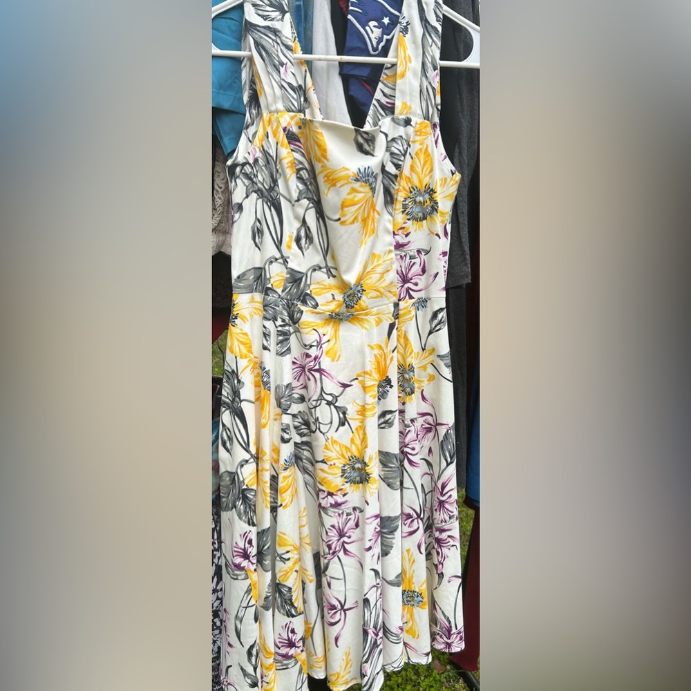 Yellow Floral dress